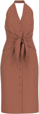Marciano Pat SL Jurk - Dames - Casual kleedjes - Bruin - XL - Kleedjes