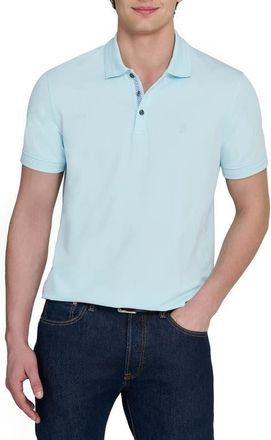 ConStruct Slim Fit Short Sleeve Solid Polo in Ice Blue at Nordstrom, Size Xx-Large