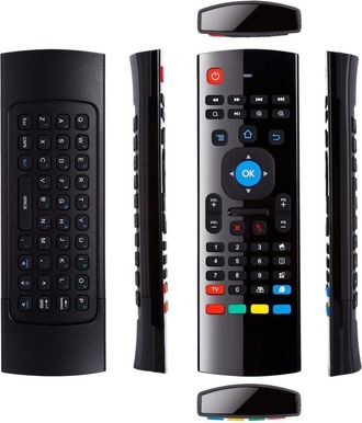 Trade Shop Trade Shop - Aire Mouse Control Remoto Mini Teclado Inal&aacute;mbrico 2.4 Tv Inteligente Gyroscopio Infrarrojo