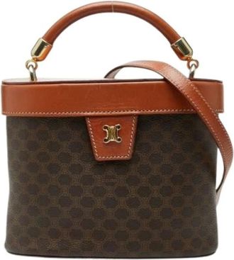 Celine Pre-owned Vintage Schoudertas - Dames - Vintage Handtas - Bruin - ONE Size - Vintage