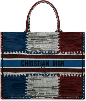 Dior Shopper - 2019 Large French Flag Book Tote - Gr. unisize - in Blau - für Damen