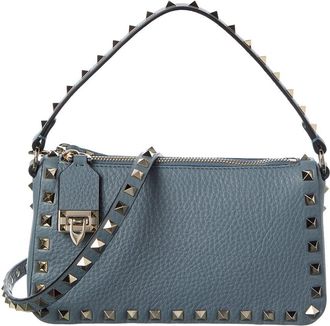 Valentino Rockstud Small Grainy Leather Crossbody