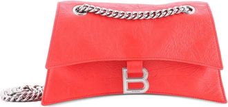 Balenciaga Crush Chain Flap Bag Leather Small crossbody bag - Rood