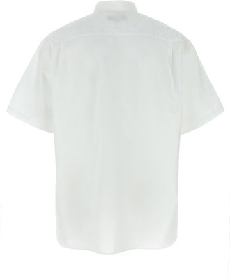 Comme Des Gar&ccedil;ons Mens White Cotton Blouse