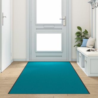 Berkfield Home Washable Doormat in Cyan, 120x350 cm | Size: Medium