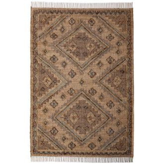 Flair Rugs Alfombra de yute y lana 160x230cm