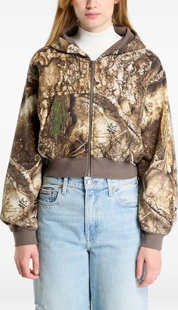 Nike Jordan Felpa Brooklyn con zip - Marrone