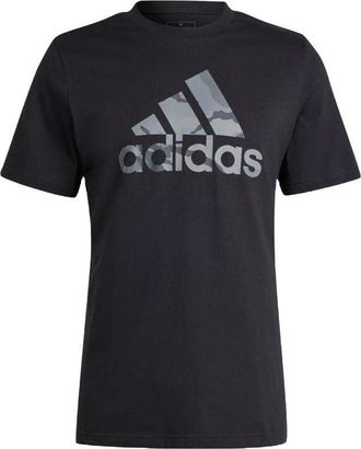 adidas Camo Badge of Sport Graphic T-shirt Asia Sizing Black IR5828