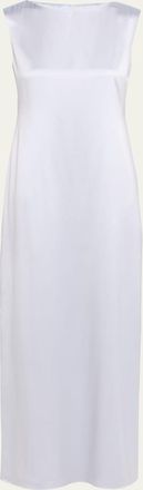 TWP Simple Twist of Fate Crepe-Back Satin Dress