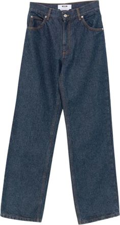 Msgm Jeans dritti - - Jeans - Donna - Blu - XS