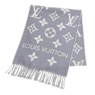 Louis Vuitton Pre-owned Stole - Dames - Pre-owned - Grijs - Maat: ONE Size Wol
