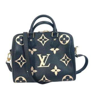 Louis Vuitton Pre-owned M58947 Boston Bag - Dames - Pre-owned - Blauw - Maat: ONE Size Leer