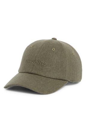 AllSaints Underground Tonal Adjustable Baseball Cap in Gull Brown at Nordstrom Rack