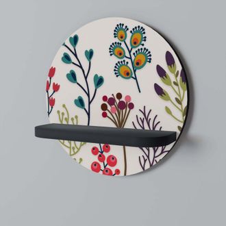 OEM Estante Redondo Negro Para Art&iacute;culos De Oto&ntilde;o