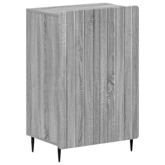 vidaXL Armario Zapatero Zwolle 59,5 X 39,5 X 91,5 Cm Sonoma Gris Vidaxl