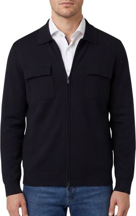 Thomas Maine vest donkerblauw met dubbele borstzak