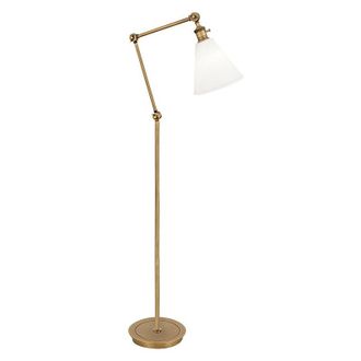Ballard Designs Samuel Floor Lamp - Bronze/Bronze Shade - Ballard Designs