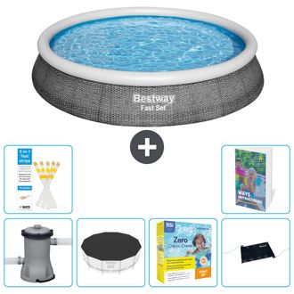 Bestway Piscina Bestway Fast Set Redonda - 396x84 Cm - 7-piezas S234