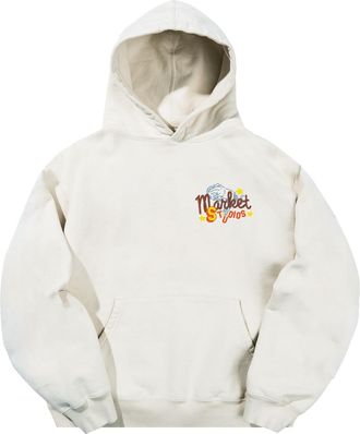 Market Mens Desert League Hoodie In White