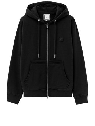Wooyoungmi Full-Zip Cotton Hoodie With Drawstring Hood
