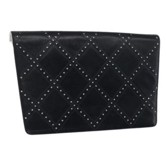Ferragamo Clutch in pelle Pre-owned - - Pre-owned - Donna - Blu - ONE SIZE