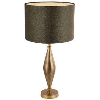 Searchlight Lampada Da Scrivania Contemporanea Rye Ottone 1 Luce E27 Senza Paralume