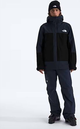 The North Face Thermoball Snow Triclimate Jacket In Summit Navy/black