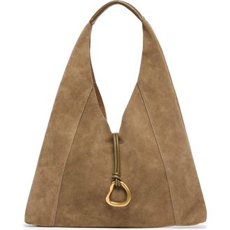 Dolce Vita Malin Suede Hobo Bag in Olive at Nordstrom