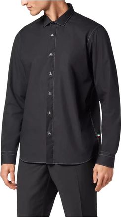 Philipp Plein Casual Shirts - Heren - Casual Overhemden - Zwart - M - Overhemden