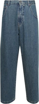 VETEMENTS utility-pocket denim jeans - Blue