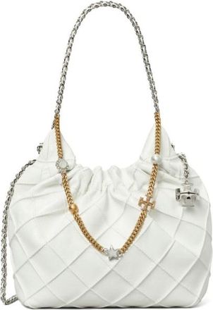 Tory Burch Fleming Distressed Mini Hobo Bag