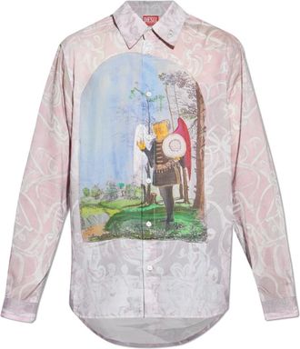 Diesel Hombre, Camisas, Rosa, Talla: M