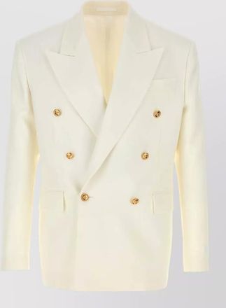 Versace virgin wool single-breasted blazer