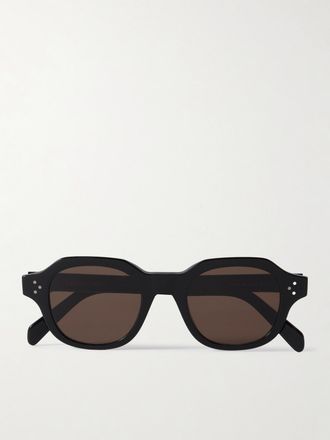 Celine Occhiali Da Sole In Acetato Con Montatura D-frame - Nero