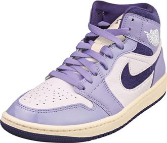 Nike Nike Womens Air Jordan 1 Mid Sneaker, Sky J Purple Sky J Purple, 6.5