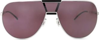 Mykita x Rimowa Occhiali da sole geometrici - Argento