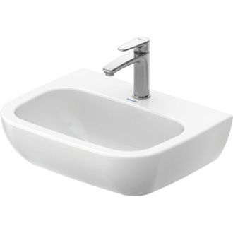 Duravit Duravit - Lavabo D-code, Con Agujero Para Grifo, Sin Rebosadero
