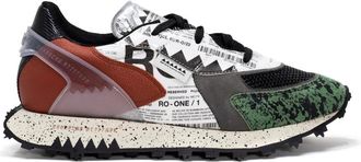 RUN OF Sheraton M Sneakers - Heren - Sneakers - Veelkleurig - 40 EU - Katoen - Schoenen