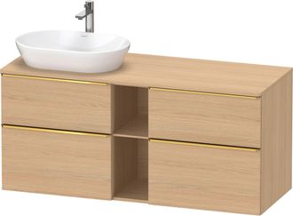 Duravit Lavabo Consola Duravit D-neo, Suspendido (corte A La Izquierda)