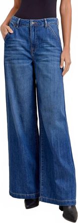 Hidden Jeans Nori Trouser Wide Leg Jeans In Dark Wash