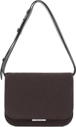 Giorgio Armani adjustable strap shoulder bag - Bruin