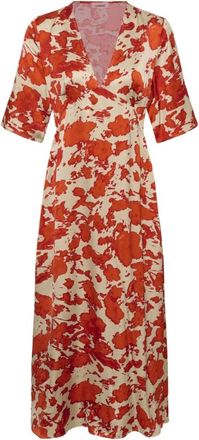 Soaked In Luxury Kleedjes, Dames, Veelkleurig, XL, Zaya Printed Shirt Dress