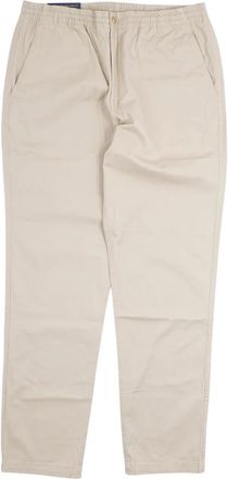 Polo Ralph Lauren Cfprepsterp Flat Pant - Heren - Vrijetijds broeken - Beige - L - Katoen - Broeken