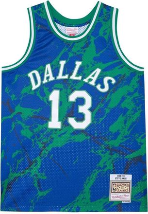Mitchell & Ness x NBA Dallas Mavericks 1998-99 Marble Swingman Jersey Steve Nash 13 TFSM1278-DMA98SNABLUE