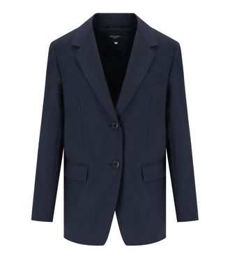 Weekend by Max Mara Materia Blue Single Breasted Blazer