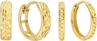 Isabel Bernard Cadeau dIsabel Gift Set met Zirkonia - Dames - Oorbellen - Geel - ONE Size - Accessoires