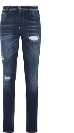 Philipp Plein Jeggings - Dames - Slim Fit Jeans - Blauw - W31 - Denim - Jeans