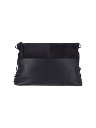 Maison Margiela Black 5AC Soft Calfskin Leather Shoulder Bag
