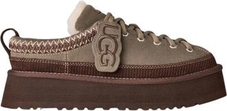 UGG Heritage Lace-Up Slipper - Dames - Schoenen - Bruin - Maat: 36 EU Su&egrave;de