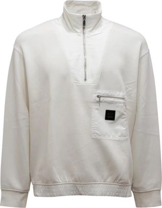 Armani Felpa Exchange Edition Sweatshirt - Heren - Sweatshirts - Wit - S - Hoodies & sweatvesten